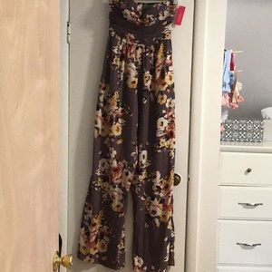 Floral jumpsuit